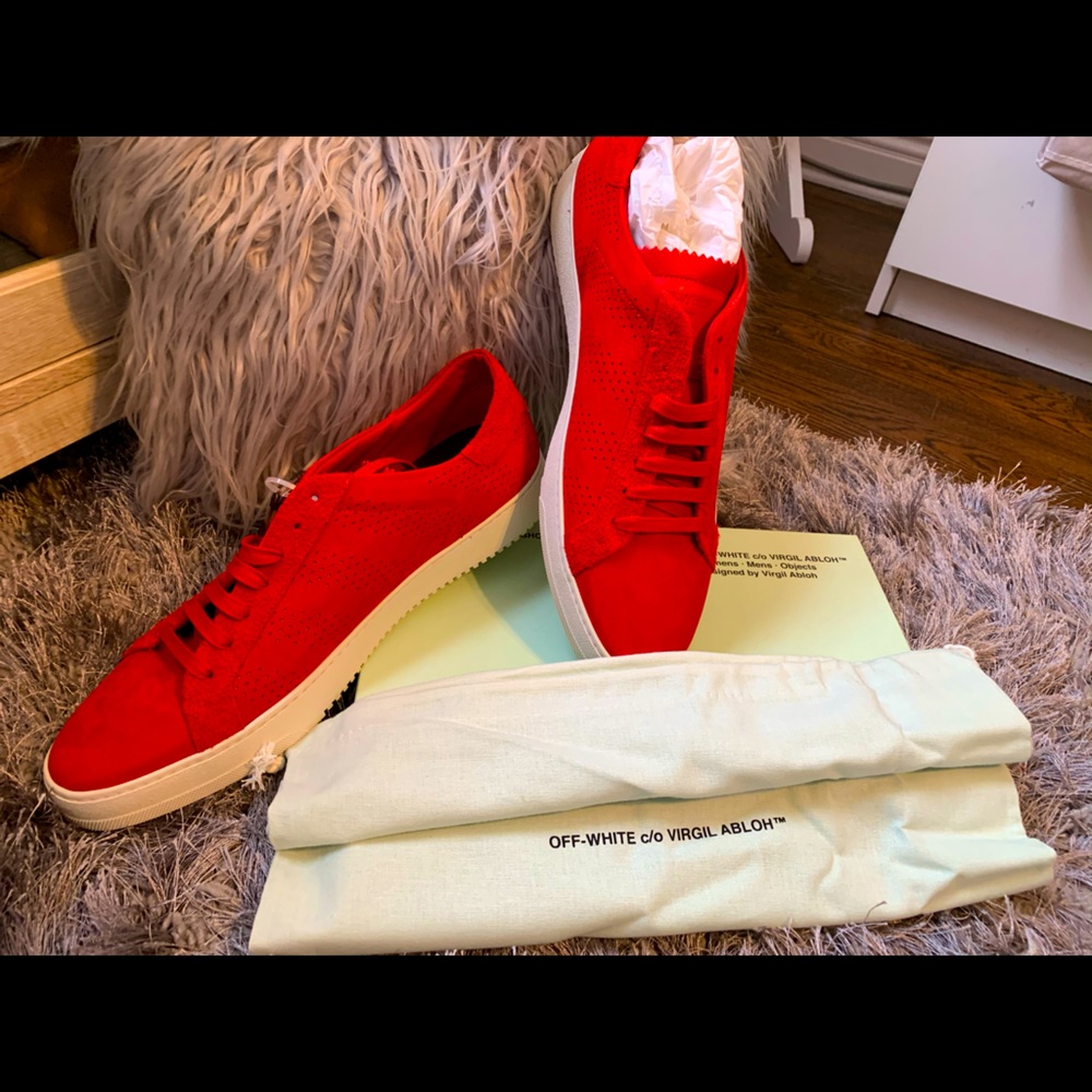 New RED Virgil Abloh Men’s sneakers US12 Italy box